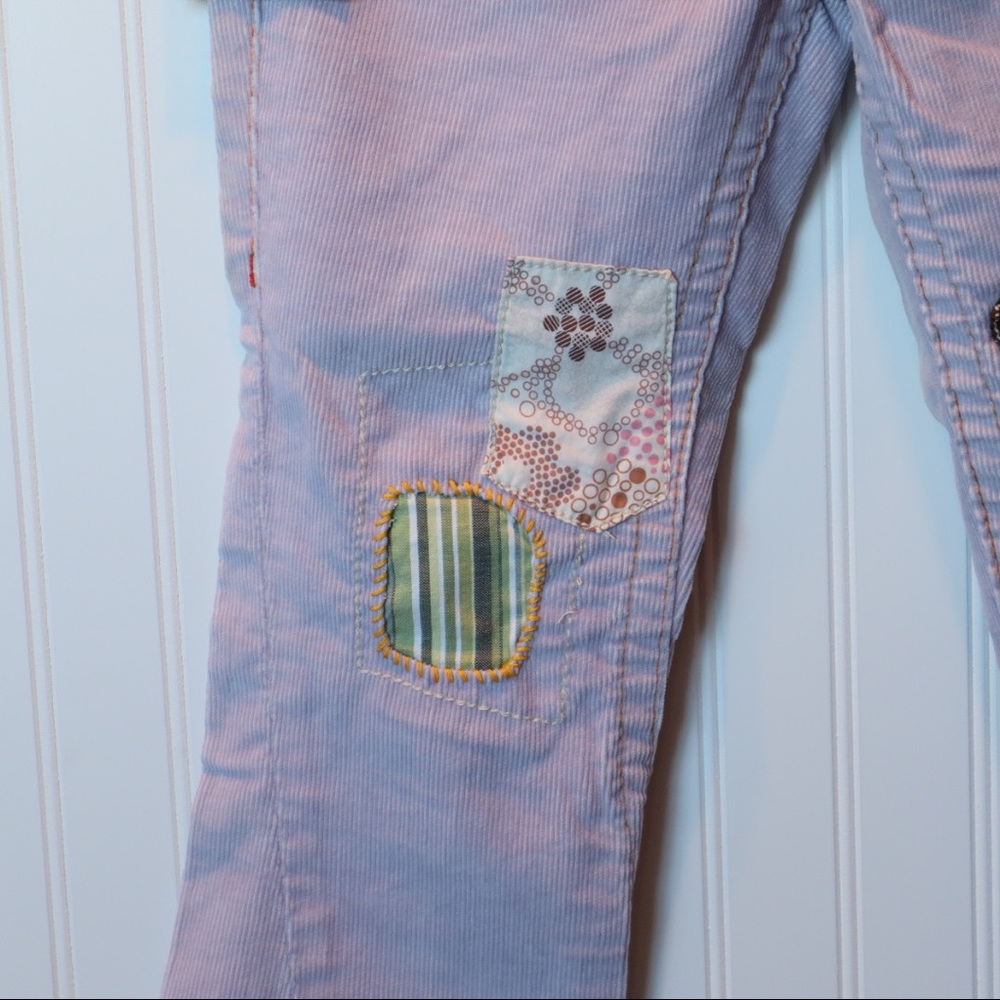 NWT TRUE RELIGION Woodstock Corduroy lavender pant - Picture 7 of 15